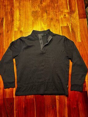 Boss Hugo Boss 1/4 Zip Pullover Gray - L